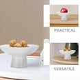 thumbnail image 6 of Fruit Tray Bowl Large Decorative Ceramic Footed Serving Dish Stand, 6 of 6