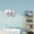 thumbnail image 6 of Stupell Industries Animal Bathroom Happiness is a Bubble Bath Dog Quote Framed Wall Art Design by Lori Deiter, 16" x 20", Gray Framed, 6 of 8