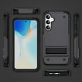 thumbnail image 4 of Dteck Kickstand Military Grade Cover for Samsung Galaxy S24 5G Phone Case Rugged Heavy Duty Shockproof Anti-Drop Durable PC Hybride Silcone Bumper Shell, Gray, 4 of 7