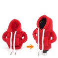 thumbnail image 2 of Car Gear Shift Hoodie, Universal Gear Shift Knob Cover, Hoodie For Car Shifter, Automotive Manual Interior Cute Gadgets, Car Interior Accessories And Decorations-Red, 2 of 7