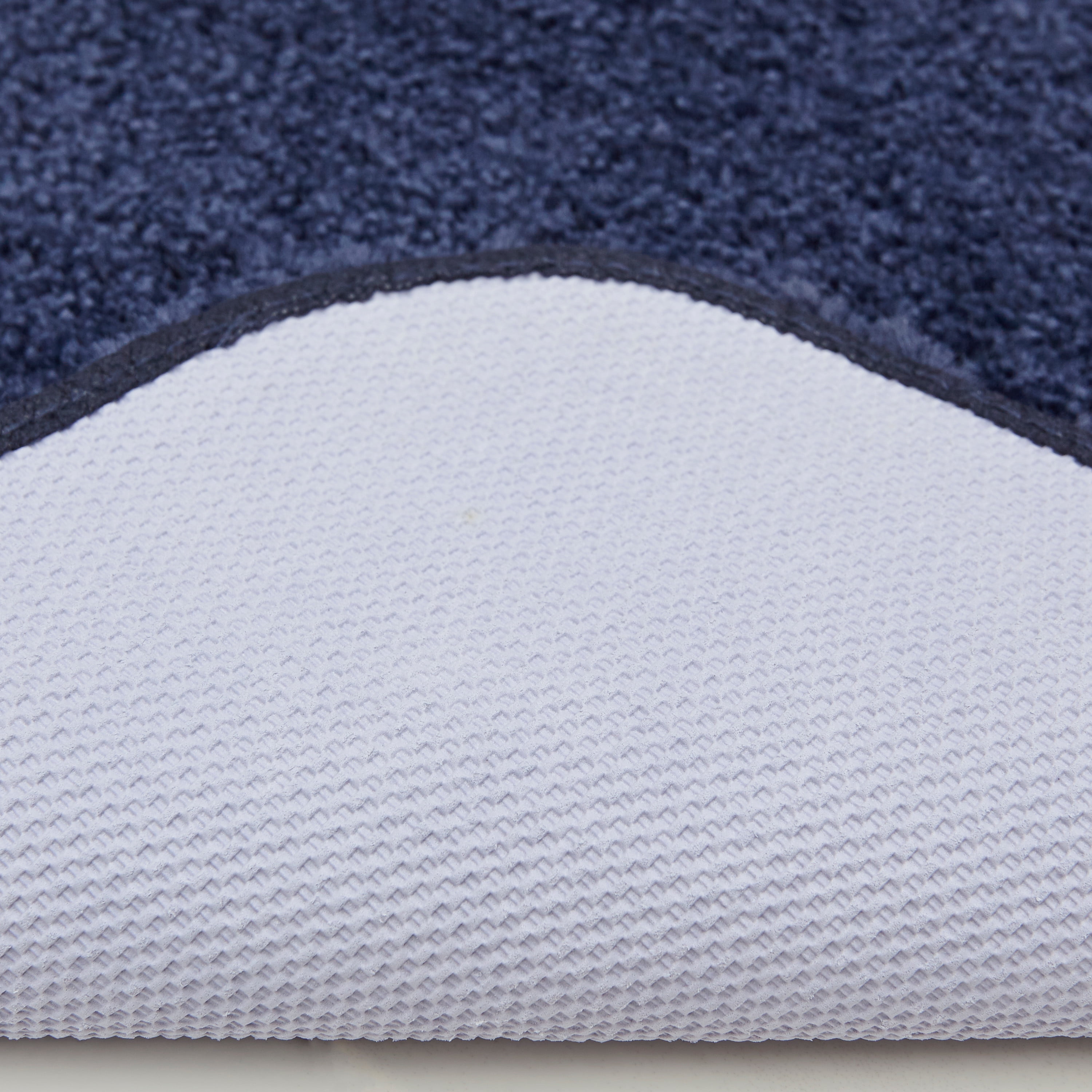 Mohawk Home Pure Perfection Nylon Bath Rug Contour, Navy 1'8" x 2'