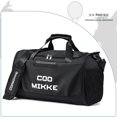thumbnail image 2 of Fitness Bag Impermeable Multifuncional Sports Bag para Hombres Mujeres (Negro), 2 of 8