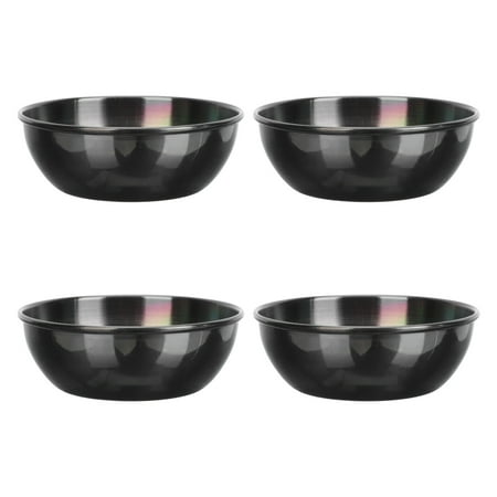 

NUOLUX 4Pcs Practical Condiment Dishes Restaurant Dipping Dishes Durable Plates