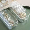 thumbnail image 4 of KAKOWELY organizer drawers storage 6Pcs Clear Drawer Organizer Set Multi-Functional Desk Drawer Organizer Trays Makeup Trays Office Supplies Storage for Drawer Storage, 4 of 4