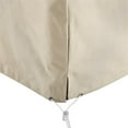 thumbnail image 4 of Afuera Living Vinyl Polyester Fabric Patio Chaise Lounge Cover in Tan, 4 of 7