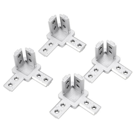 

3-Way End Corner Bracket Connector for T slot Aluminum Extrusion 3030 series (Pack of 4 with screws)