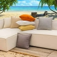 thumbnail image 7 of Linen Pillow Covers Waterproof Outdoor Pillows for Patio Spring Pillow Covers, 16 inch, 40 cm, 4 Pcs, Creamy Linen, 7 of 7