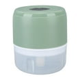 thumbnail image 4 of Mini picadora de ajo eléctrica, inalámbrica, portátil, resistente al agua, para cebollas, jengibre y camping, 100 ml, carga USB, 5 V, color verde, 4 of 14