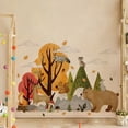 thumbnail image 5 of Cartoon forest animal decals, tree decals, bear stickers, animal decals Deer Wall Stickers DIY Removable Peel and Stick Wall Art Decals for Kids Room Classroom Nursery Bedroom Playroom Home Decor, 5 of 8