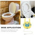 thumbnail image 3 of OULII Plastic Dual Flush Valve Replacement Kit Toilet Flapper with Chain Easy Installation, 3 of 8