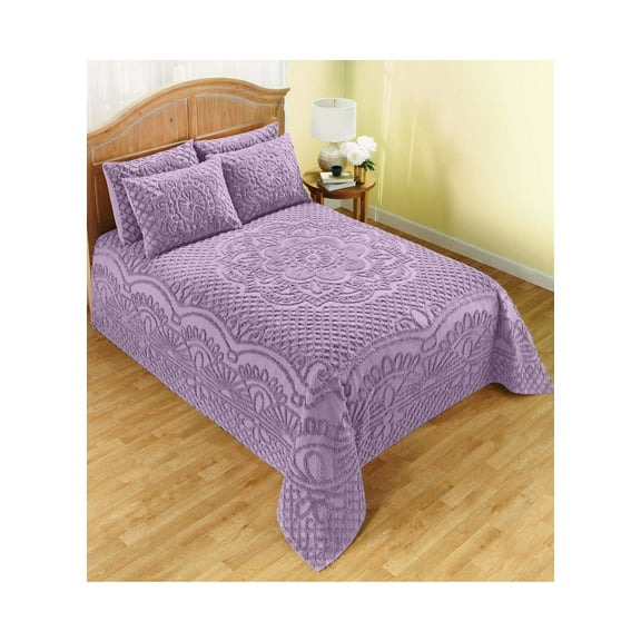 Chenille Bedspreads Purple