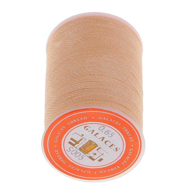 Cordón de poliéster encerado Zulema 0,65 mm para coser de artesanía beige
