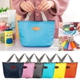 thumbnail image 2 of Oxford Cloth Insulated Lunch Bag for Picnics, School and Work with Large Capacity and Stylish Colors, 2 of 8