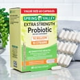thumbnail image 3 of Spring Valley Extra Strength Probiotic Vegetable Capsules for Digestive Health, 10 Billion CFU, 60 Count, 3 of 11