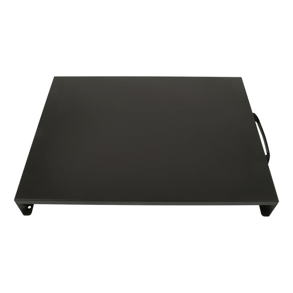 Black Alloy Stove Top Cover for Home Use Supports Heavier Kitchenware and Bakeware 7.5 Inch