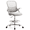 Gray-Movable Armrest, variant on Lirago Ergonomic Mesh Office Chair with Adjustable Foot Ring and Fixed Handrail, Swivel Rolling Desk Chair for Home Office, Gray