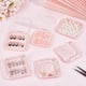thumbnail image 5 of Cajas para uñas postizas de 20 piezas, 2 estilos, color rosa, con 60 cintas adhesivas de doble cara., 5 of 6