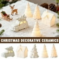 thumbnail image 5 of Light Up White Ceramic Christmas Tree,White Tabletop Xmas Tree Decorations with Lights,Gift for Indoor Tabletop Mantel Shelf Fireplace Holiday, 5 of 9