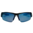 thumbnail image 2 of Ergodyne Skullerz Dagr Safety Sunglasses- Black Frame, Blue Mirror Lens, 2 of 2