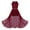 Burgundy, variant on TiaoBug Little Big Girls Halter Neck Chiffon Maxi Romper Dress Junior Bridesmaid Communion Dress Princess Long Dress