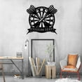 thumbnail image 5 of Handmadetneonsign Personalized Name Dart Dartboard Metal Wall Art LED Light - Custom Name Dart Player Metal, 5 of 5