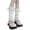 White2, variant on BRICH Women' S Lace Leg Warmers Leg Warmer Knit Flared Leg Socks White2 One Size