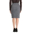 thumbnail image 3 of Allegra K Women's Classic Winter Pencil Tweed Skirt, 3 of 4