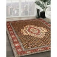 thumbnail image 3 of Ahgly Company Machine Washable Indoor Rectangle Traditional Saffron Red Area Rugs, 5' x 8', 3 of 7