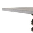 thumbnail image 2 of Benjara BM302454 95-123 in. Wood 2 Extension Leaves & Turned Dining Table, Antique Black & Gray, 2 of 5