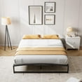 thumbnail image 1 of Full Size Metal Bed Frame,Platform Full Bed Frame with Arch Design,10 Inch Heavy Duty Strong Support Slats,Sturdy Mattress Foundation,Easy Assembly,No Box Spring Needed，Black, 1 of 8