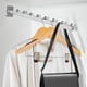 thumbnail image 5 of 5 Piezas Perchero De Pared Estante Desmontable Para Colgar Ropa Barra De Ropa Multiusos Ideal Para BalcóN BañO Y Dormitorio, 5 of 9