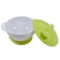 thumbnail image 1 of Suction Baby Bowls with Spoon Toddler Kids Spill Proof Solid Feeding Set(Green), 1 of 4