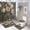 style-831, variant on 4 Piece Bathroom Rug Set with Shower Curtain with Non-Slip Rugs Toilet Lid Cover And Bath Mat Roses Vintage Botanical Bath Curtain Vintage Rose Lavender Flower Elegant Shabby Euro Oil Painting