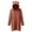 Khaki, variant on Long Sleeve Tunic Tops for Women Leggings Winter Loose Fit Hooded Bubble Drop Shoulder Hoody Solid Color Leisure Polyester Hoodies Outerwear(Grey,M)