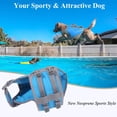 thumbnail image 2 of Chaleco salvavidas para perros VIVAGLORY, estilo deportivo, neopreno, amarillo, XL, 2 of 7
