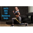 thumbnail image 4 of TUHI Resistance Bands for Exercise (Set of 5) - Non-Slip Elastic Loop Workout Bands - Workout Equipment for Home, Gym, Strength, Pilates, Yoga, and Stretch - Travel Carrying Case Included, 4 of 7