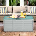 thumbnail image 3 of Gymax 70 Gallon Outdoor Patio Deck Storage Box Tool Box Container, 3 of 9