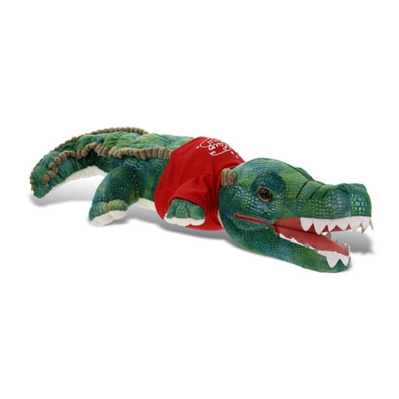 

DolliBu I LOVE YOU Green Alligator Plush - Cute Stuffed Animal with Red Shirt For Valentine Anniversary Romantic Date Boyfriend or Girlfriend Gift - 24 Inches