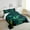 Dark Green Black, variant on Purple Lavender Bedding Set Full Size,Dragonfly Wildlife Floral Comforter Set,Watercolor Flowers Leaves Bedding Comforter Sets,Rustic Farmhouse Country Decor Quilt