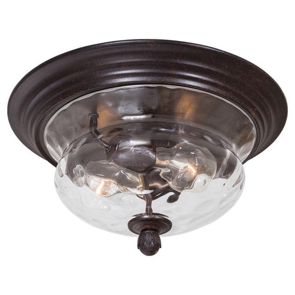 Minka Great Outdoors - Merrimack - 2 Light Outdoor Flush Mount In Traditional