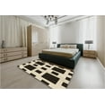 thumbnail image 4 of Ahgly Company Indoor Round Patterned Milk Chocolate Brown Area Rugs, 7' Round, 4 of 6