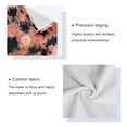 thumbnail image 4 of 3 Piece Bath Towels Set Bath Towel, Hand Towel and Face Towel for Bathroom, Gym, Hotel Coral and Black Tie-dye Pattern, 4 of 8