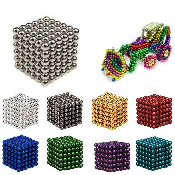 1000pcs 5mm Mini Neodymium Magnetic Magic Cube Balls Spheres Beads