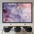 thumbnail image 2 of Shimmery Poster, Abstract Art Canvas, Purple Marble Canvas Art, Purple And Pink Marble, Modern Wall Art, Alcohol Ink Wall Decor, Canvas Wall Decor - 3P-Natural Framed, 2 of 9