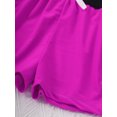 thumbnail image 7 of YiZYiF Girls 2pcs Jumpsuit Swimwear Racer Back Bodysuit with Boy Shorts Bathing Suit Rose Red 6, 7 of 7