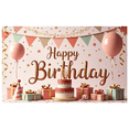 thumbnail image 2 of Yatrandify Decorative Design Happy Birthday Banner Balloon Decoration Birthday Decor Confetti Design for Birthday Party Kids Party Indoor Decoration, 2 of 7
