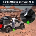 thumbnail image 5 of Olurrisa 4-Piece Running Boards for 2007-2018 Jeep Wrangler JK Unlimited 4-Door, Black Powder Coated Hexagonal Tube Design, 700LB Capacity, Direct Bolt-On Installation, 5 of 9