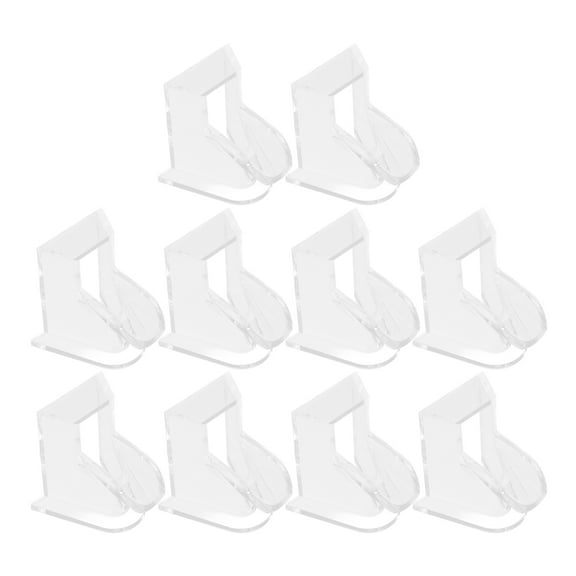 MLINS  10 Pcs Glasses Nose Pads Holder Multiple Clear Man Transparent