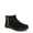 Black Leather, variant on Womens Amber Ankle Bootie - Medium & Wide Width
