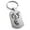 Silver, variant on Stainless Steel Menacing Hydra Engraved Dog Tag Keychain Keyring